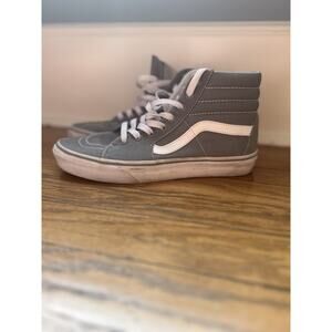 Vans Sk8-Hi Tapered Shoe Size 7.5 Men or 9 Women Gray Skater Outdoors